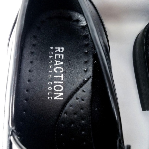 Kenneth Cole Reaction Mens Black Loafers Shoes 10 - Picture 4 of 7